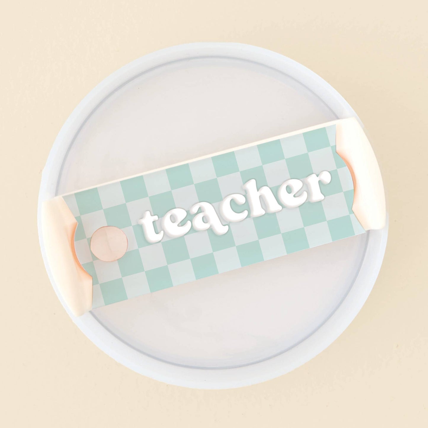 The Darling Effect - Tumbler Lid Tag-Teacher
