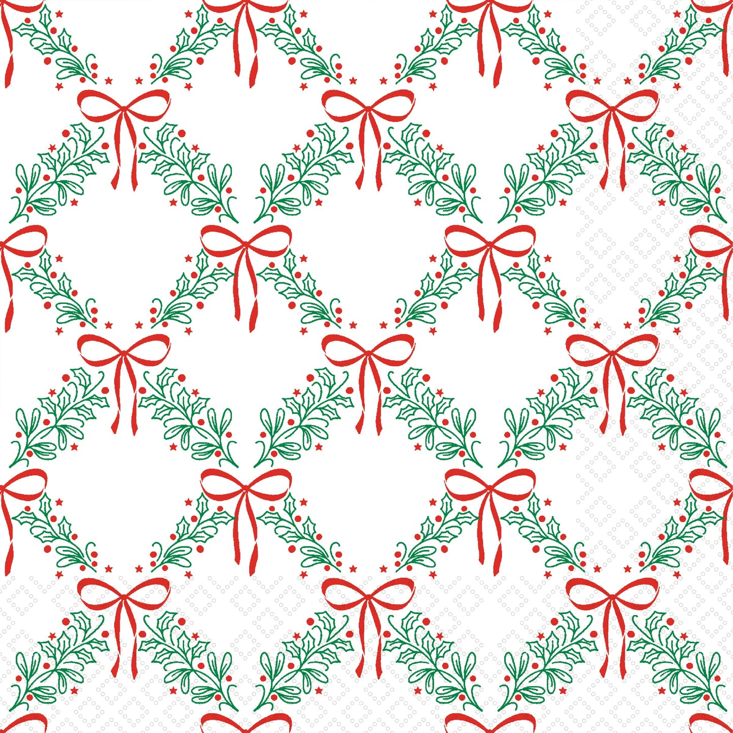 Boston International - Paper Lunch Napkins 20ct Madeleine Christmas