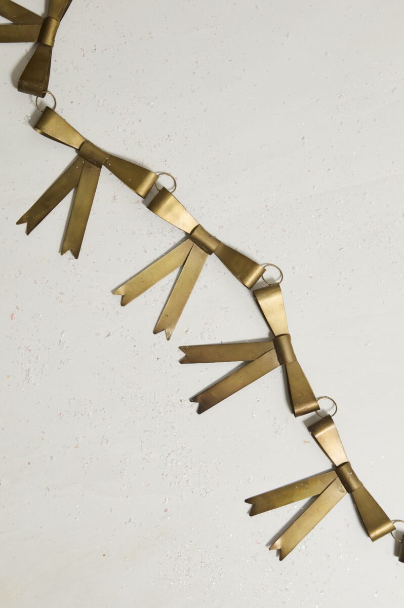 72” Gold bow collectors  garland