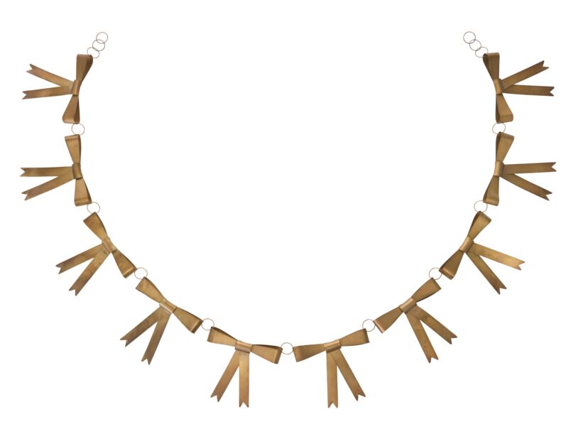 72” Gold bow collectors  garland