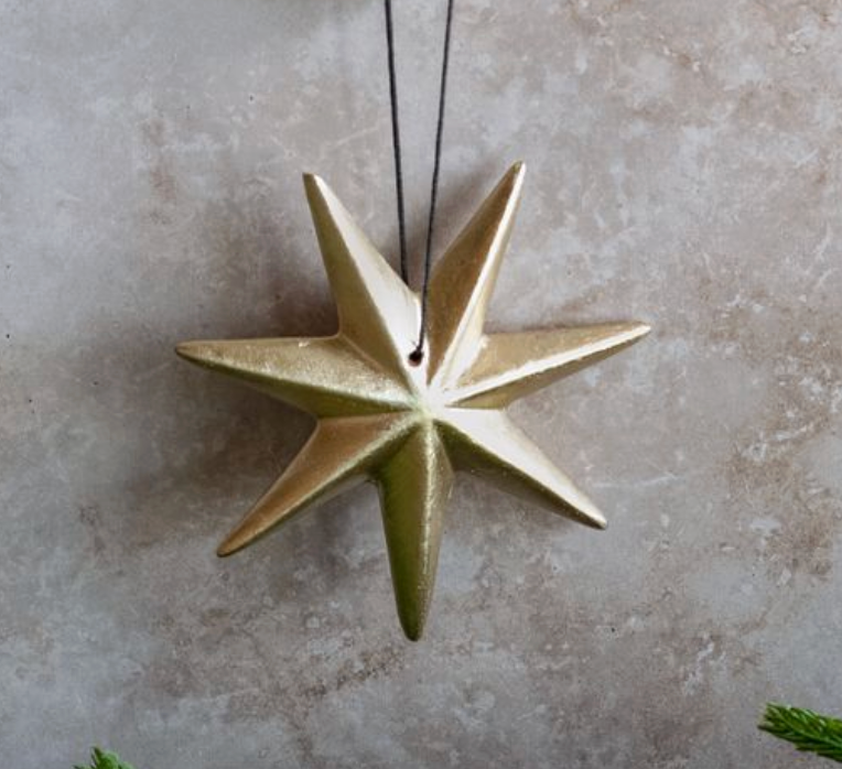 Gold Star Ornament