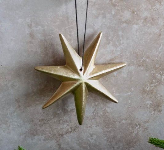 Gold Star Ornament