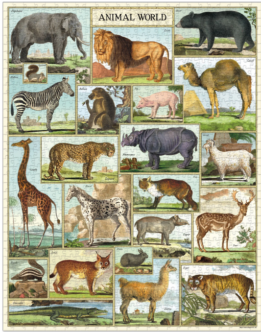 Animal world puzzle