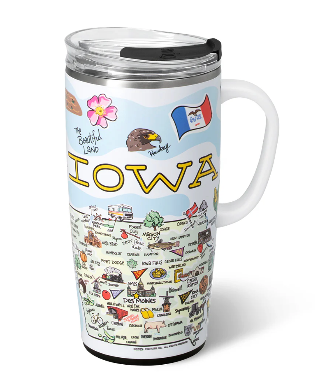 Iowa Travel Mug 22 oz