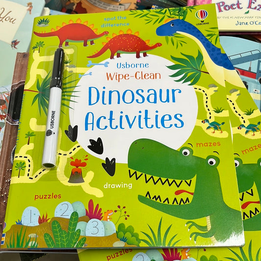 Wipe clean dinosaur activities