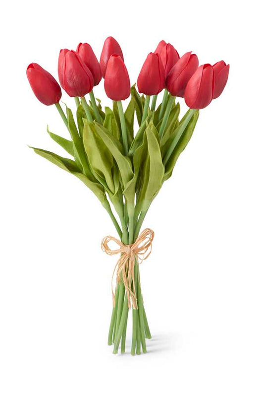 Red Tulip Bundle - 12 Stems