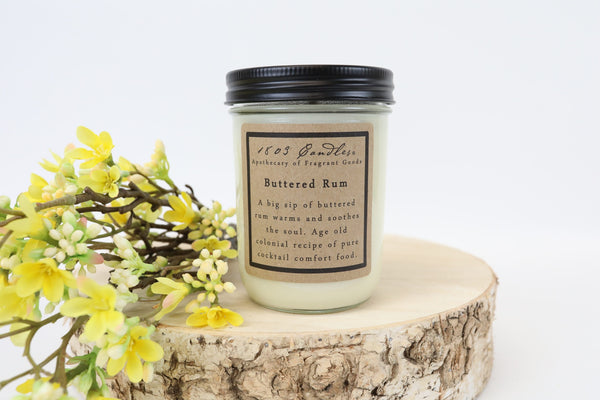 Buttered Rum Candle Simple Treasures 5808