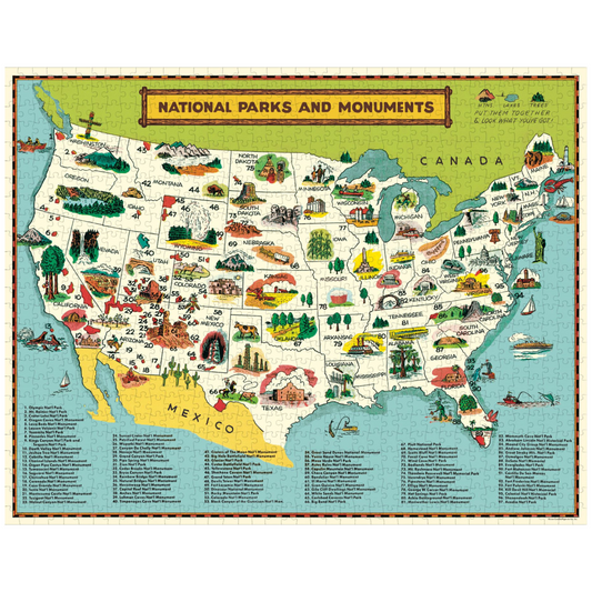 Puzzle - National Parks Map