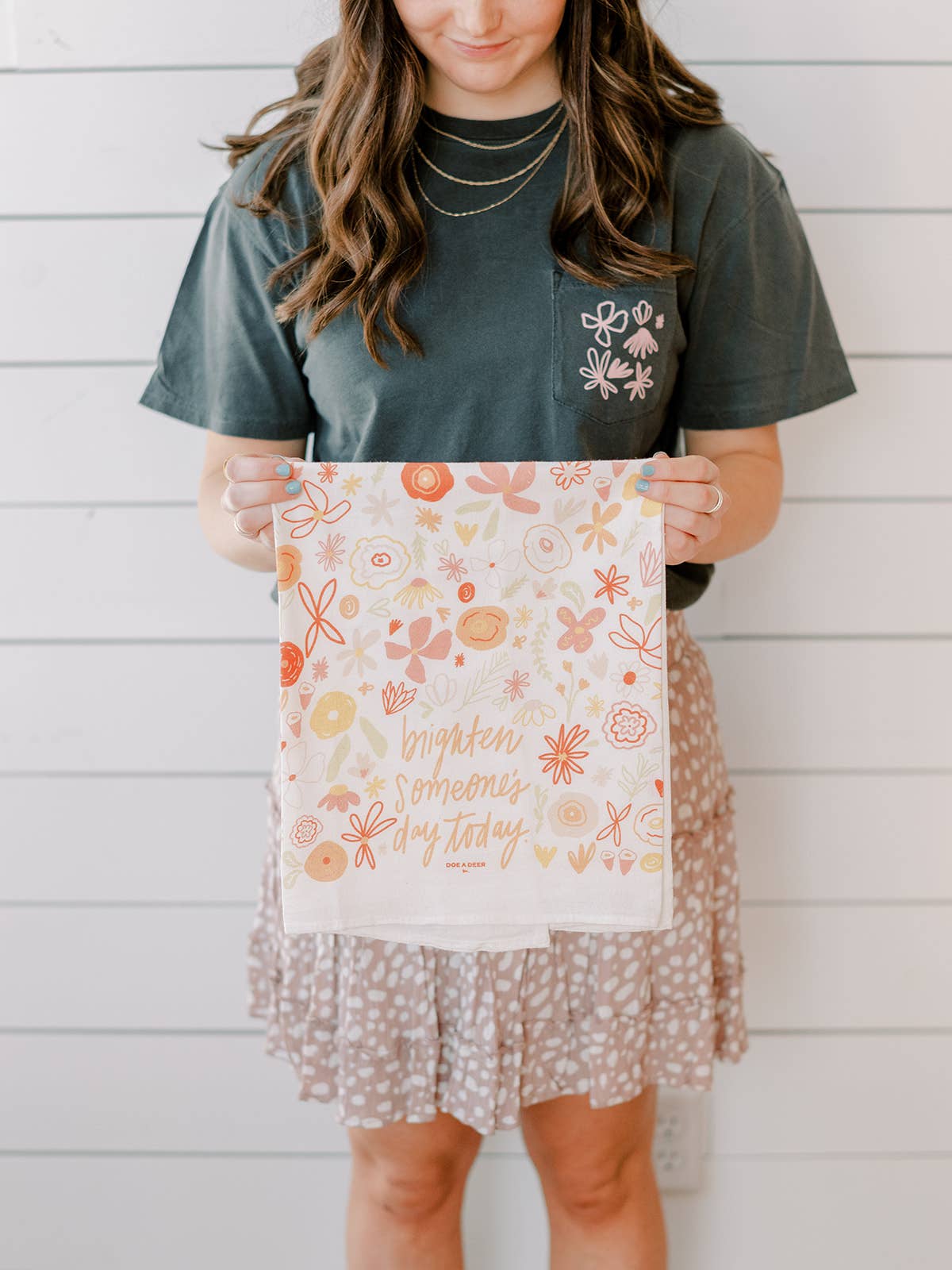 Doe A Deer - Brighten Someone’s Day - Flour Sack Towel