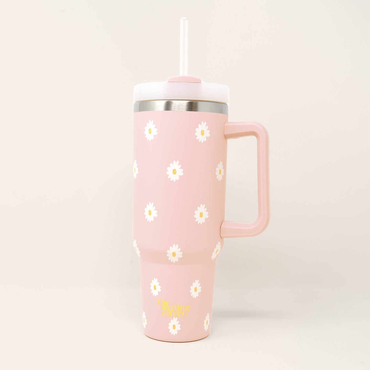The Darling Effect - Take Me Everywhere Tumbler - Dancing Daisy Pink