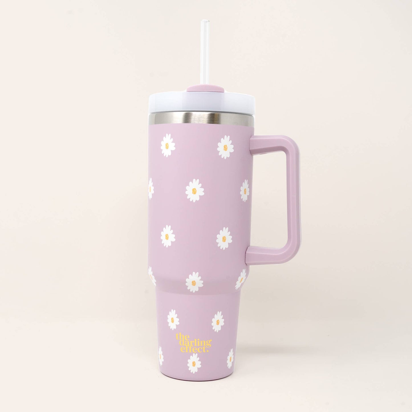 The Darling Effect - Take Me Everywhere Tumbler - Dancing Daisy Lilac