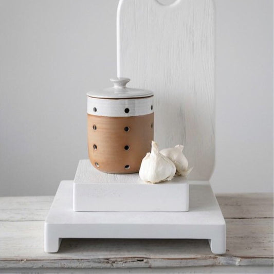 White Square Wood Pedestals
