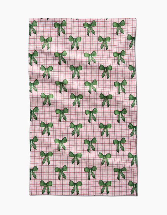 Geometry - Ribbon And Cheer Tea Towel