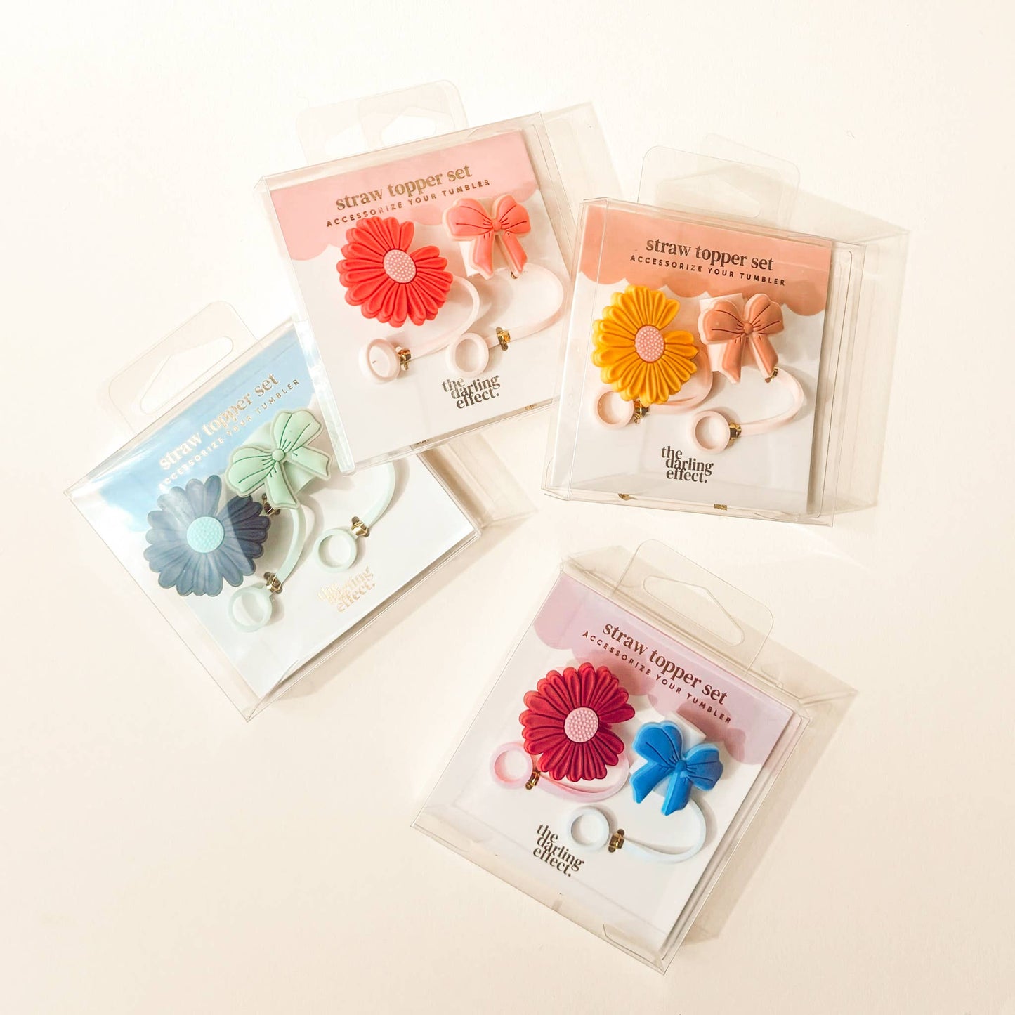 The Darling Effect - Straw Topper Set-Wildberry