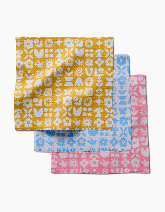 Geometry - Scandi Spring Dishcloth Set