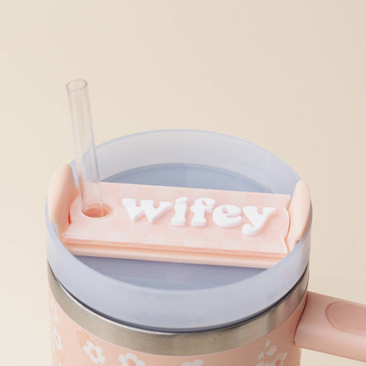 The Darling Effect - Tumbler Lid Tag-Wifey