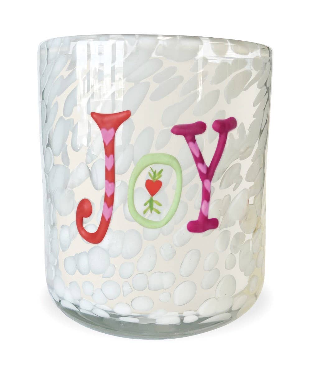 The SOi Company - JOY Holiday Confetti Hand Painted Icon 12oz Candle