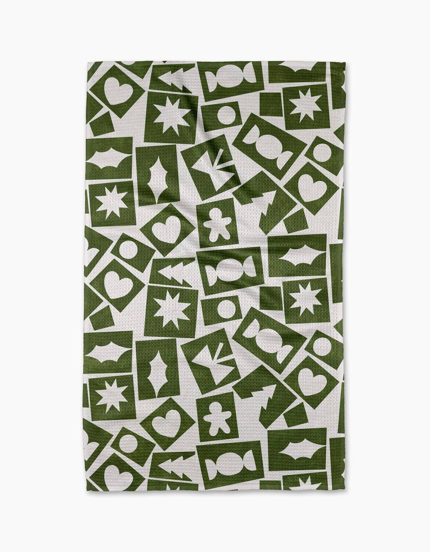 Geometry - Cutout Christmas Tea Towel