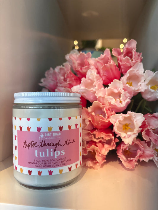 Tiptoe Thru The Tulips Candle - 8 oz.