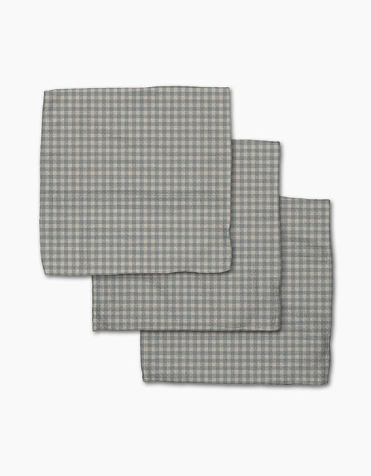 Geometry - Tidepool Check Dishcloth Set