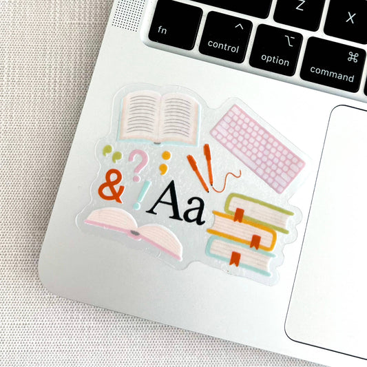 Elyse Breanne Design - english teacher Sticker
