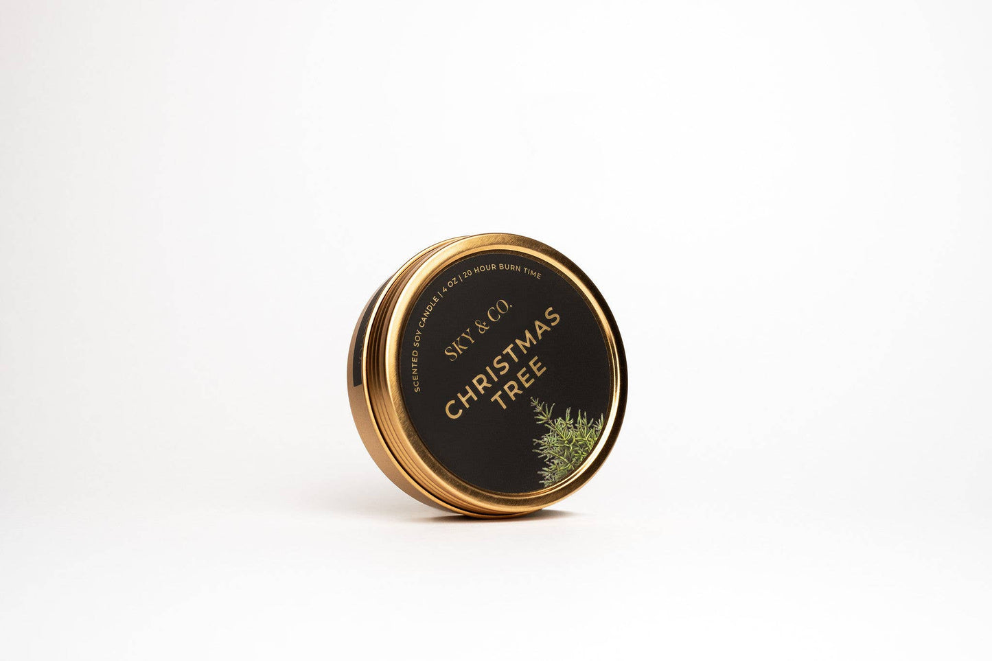 Sky and Company - Christmas Tree - Soy Candle: Tin