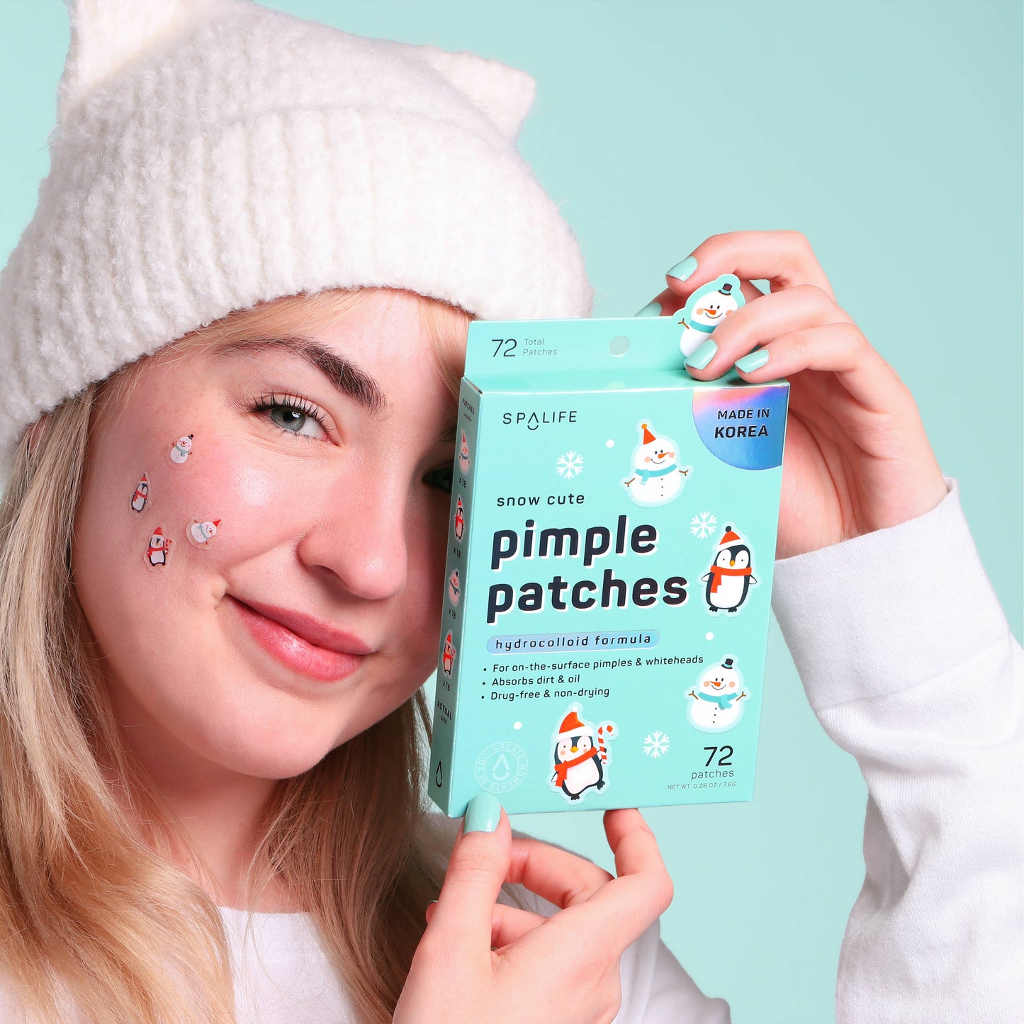 My Spa Life - Christmas Holiday Snow Cute Hydrocolloid Pimple Patches - 72
