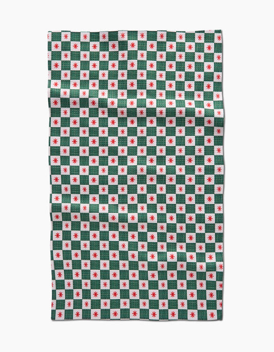 Geometry - Jolly Grid Tea Towel