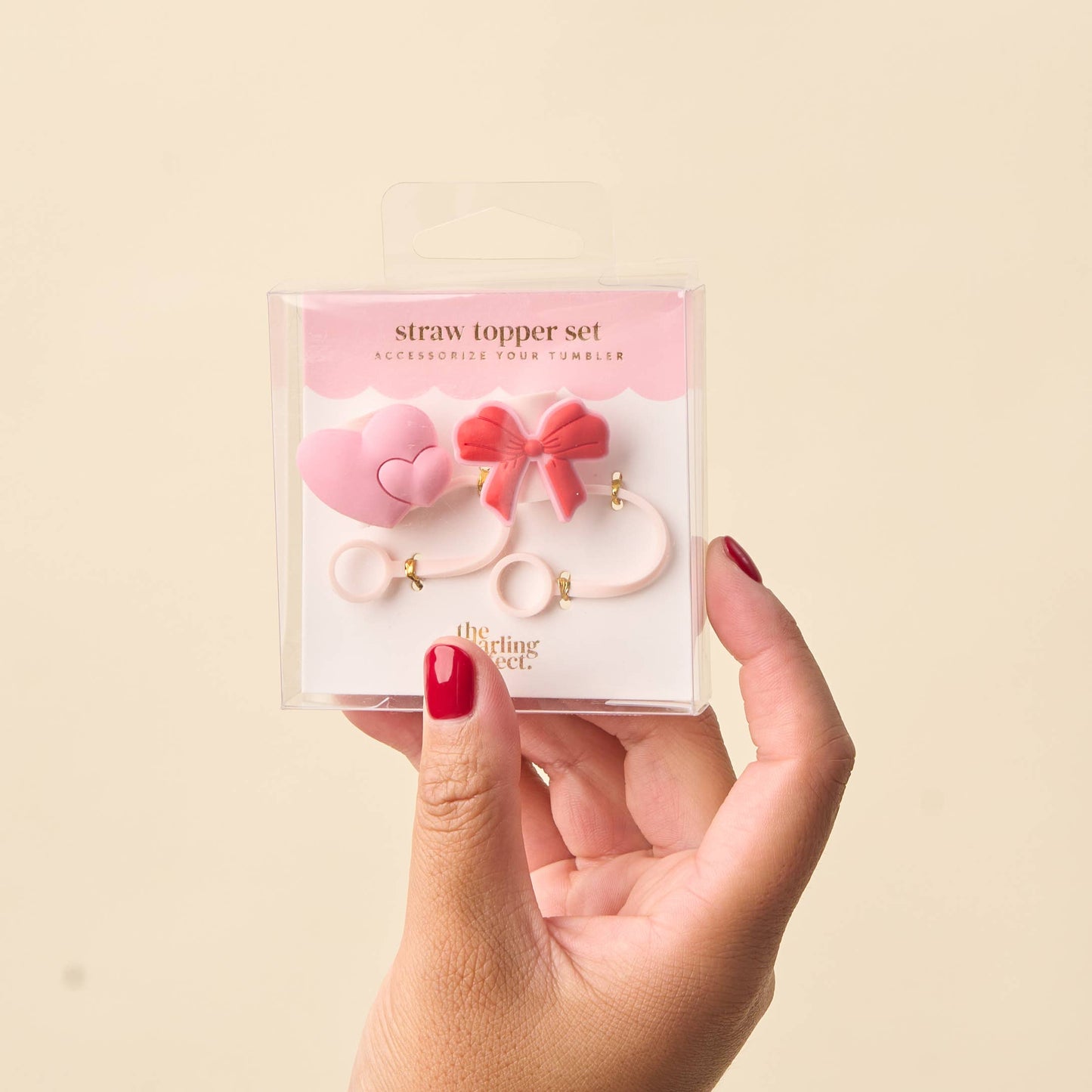 The Darling Effect - Straw Topper Set-Sweet & Sassy