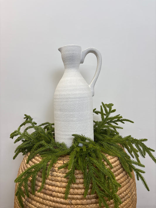 Norfolk Pine 16 inch table wreath