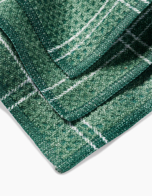 Geometry - Pine Forest Plaid Dishcloth Set