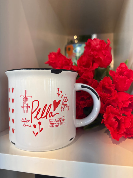 Custom Pella Mug - red