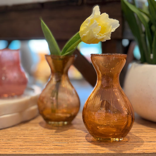 Orange Glass Vase
