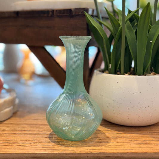 Green Glass Vase
