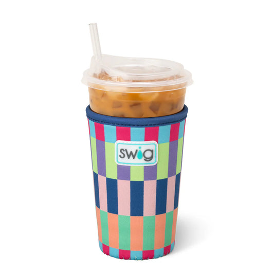 Brite Stripe Iced Cup Coolie (Medium)
