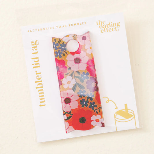 The Darling Effect - Tumbler Lid Tag-Wild About You Mustard