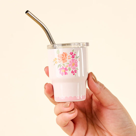 Tiny Tumbler-Garden Blooms Pink 2oz