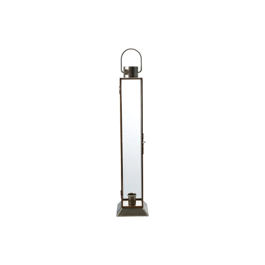 14in Metal Glass Taper Holder, Gold Finish