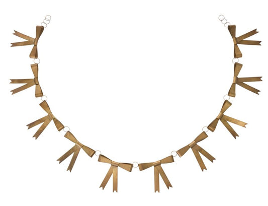 72” Gold bow collectors  garland