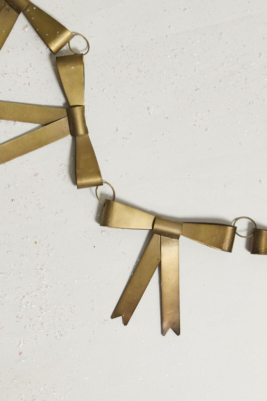 72” Gold bow collectors  garland