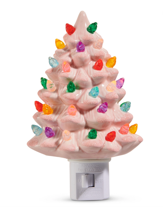 Pink Vintage Tree Nightlight