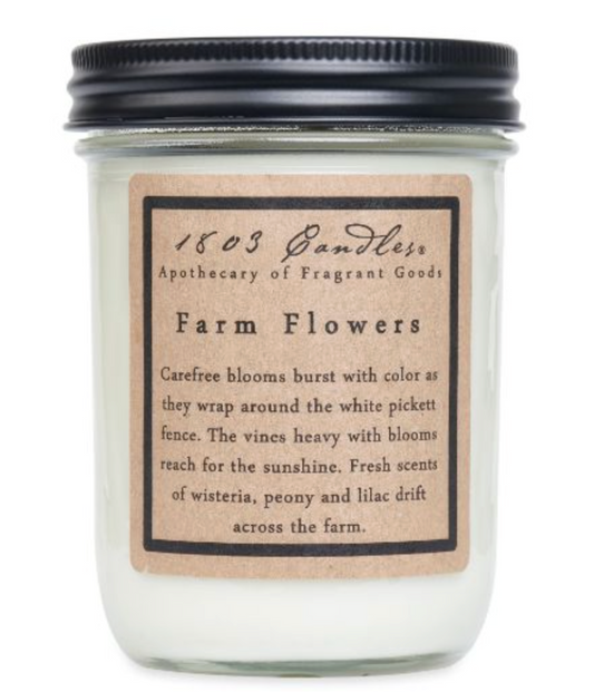 Farm Flowers - Candle