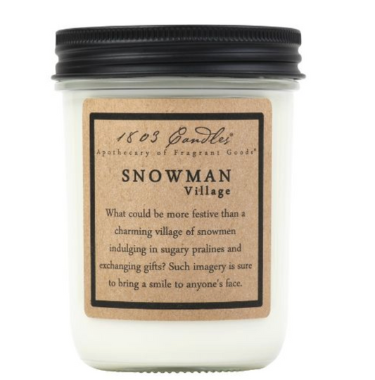 Snowman village - Candle