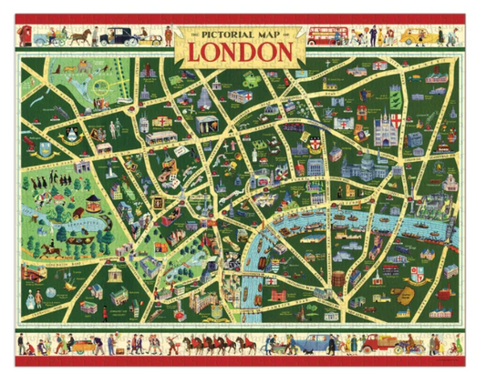 Map of London Vintage Puzzle