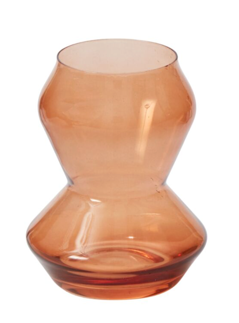 Kigali Brown Glass Vase