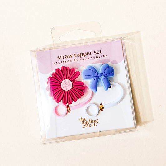 The Darling Effect - Straw Topper Set-Wildberry