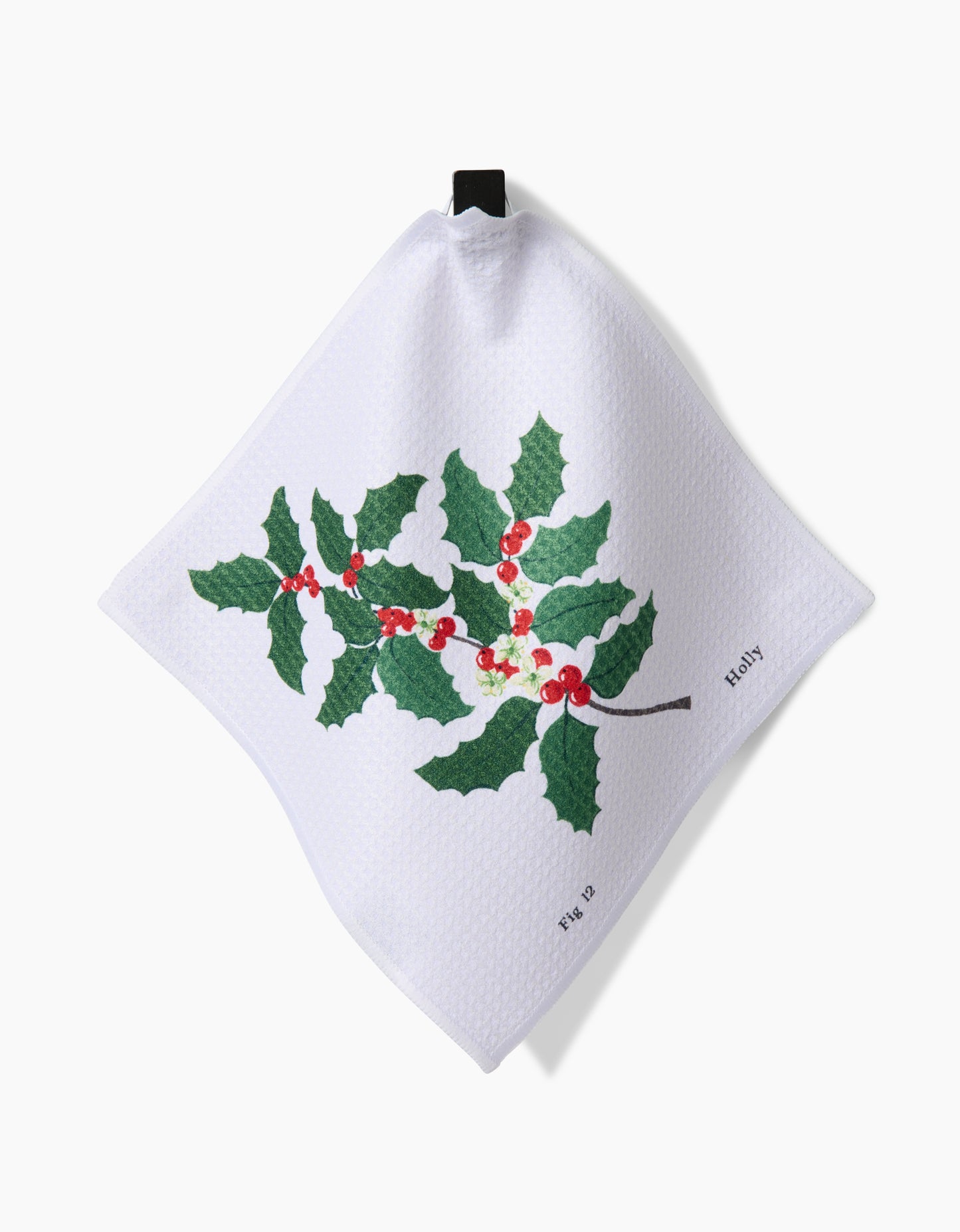 Geometry - December Holly Dishcloth Set