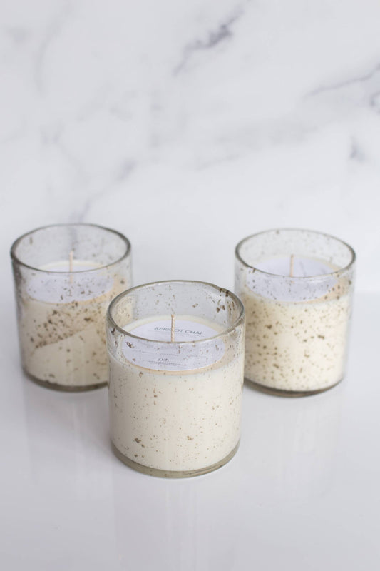 Old Line Candle Co - Bubble/Flecked Candle: 16oz Toasted Pumpkin Latte