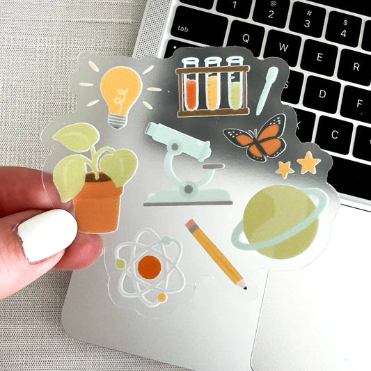 Elyse Breanne Design - science teacher Sticker