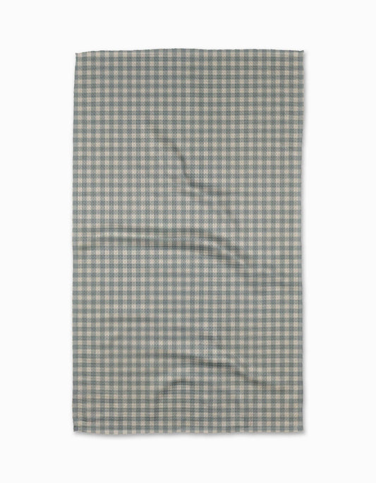 Geometry - Tidepool Check Tea Towel
